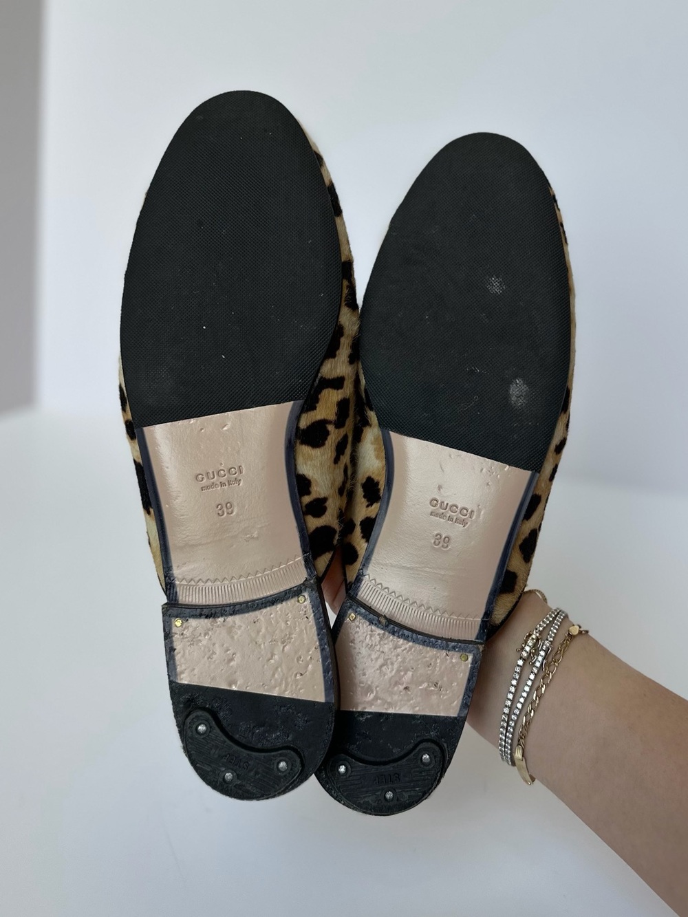 Gucci Princetown Leopard calf hair Mules - Picture 7 of 10